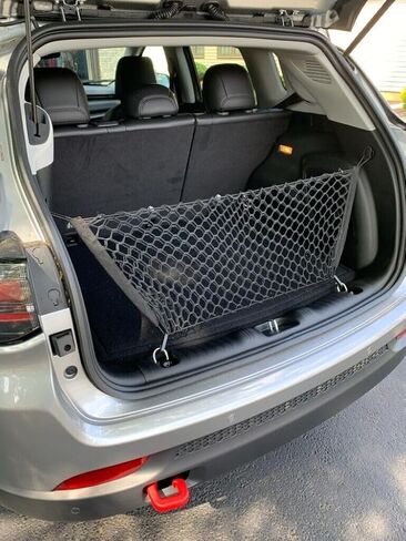 Rear Trunk Organizer Cargo Net for Jeep Patriot 2007-2017 – Envelope Style Cargo Net for SUV - Premium Mesh Elastic Car Trunk Organizer Vehicle Carrier Storage–Compatible with Patriot in Saudi Arabia