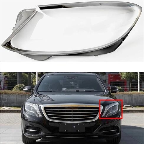 قطع غيار السيارات استبدال مصباح الكمبيوتر الشفاف الإسكان الزجاج الأمامي لبنز S-Class 2014-2017 W222 S320 S400 S500 S600 (يسار) in Saudi Arabia