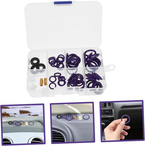 Ciieeo 2sets Automotive Air Conditioning Seal Assortment Maintenance and Repair Easy Installation Compatible Models and Sealing in Saudi Arabia