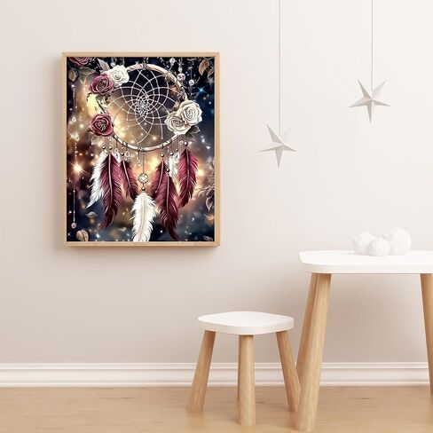 Flowers Diamond Art Kits for Adults, 5D Diamond Painting for Beginners in Saudi Arabia