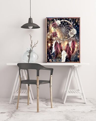 Flowers Diamond Art Kits for Adults, 5D Diamond Painting for Beginners in Saudi Arabia