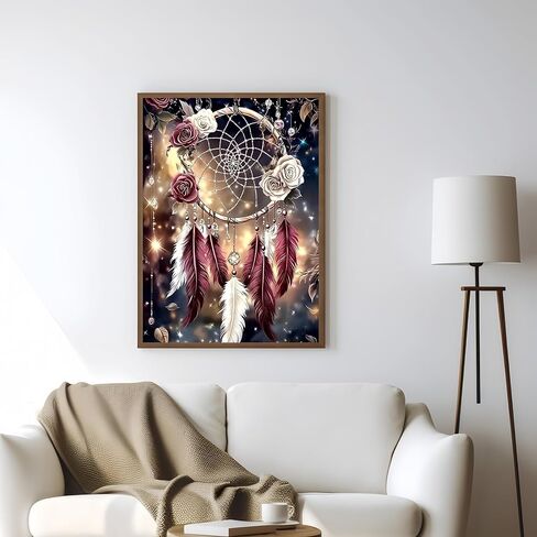 Flowers Diamond Art Kits for Adults, 5D Diamond Painting for Beginners in Saudi Arabia