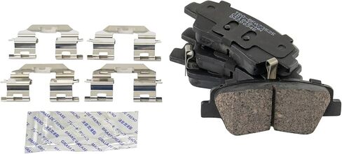 Front and Rear Brake Pad Set Ceramic Hardware Compatible with 2017-2019 Kia Cadenza in Saudi Arabia