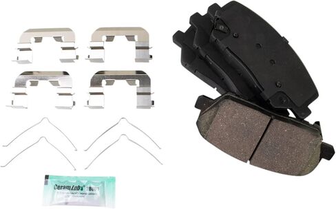 Front and Rear Brake Pad Set Ceramic Hardware Compatible with 2017-2019 Kia Cadenza in Saudi Arabia