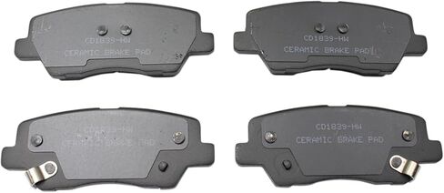 Front and Rear Brake Pad Set Ceramic Hardware Compatible with 2015-2017 Cadillac ATS 2015-2017 CTS in Saudi Arabia