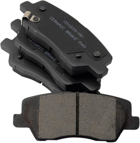 Front and Rear Brake Pad Set Ceramic Hardware Compatible with 2015-2017 Cadillac ATS 2015-2017 CTS in Saudi Arabia