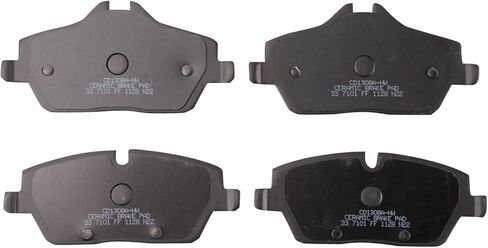 Front and Rear Brake Pad Set Ceramic Hardware Compatible with 2007-2015 Mini Cooper in Saudi Arabia