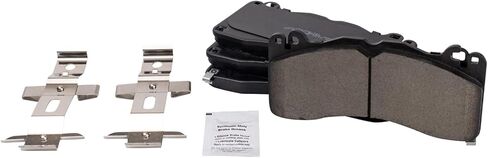 Front and Rear Brake Pad Set Ceramic Hardware Compatible with 2015-2022 Ford Mustang in Saudi Arabia