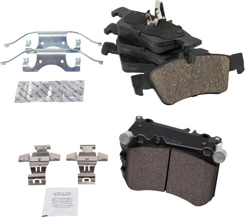 Front and Rear Brake Pad Set Ceramic Hardware Compatible with 2012-2017 Mercedes-Benz CLS550 2012-2014 E550 in Saudi Arabia