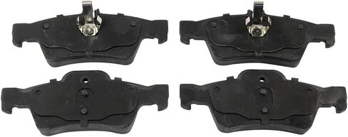 Front and Rear Brake Pad Set Ceramic Hardware Compatible with 2012-2017 Mercedes-Benz CLS550 2012-2014 E550 in Saudi Arabia
