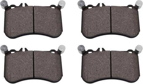 Front and Rear Brake Pad Set Ceramic Hardware Compatible with 2012-2017 Mercedes-Benz CLS550 2012-2014 E550 in Saudi Arabia