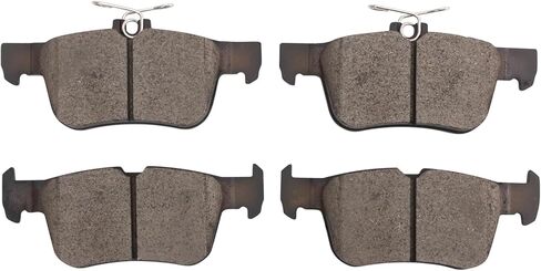 Front and Rear Brake Pad Set Ceramic Hardware Compatible with 2021 Ford Edge in Saudi Arabia