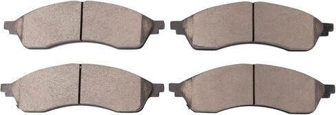 Front and Rear Brake Pad Set Ceramic Hardware Compatible with 2021 Ford Edge in Saudi Arabia