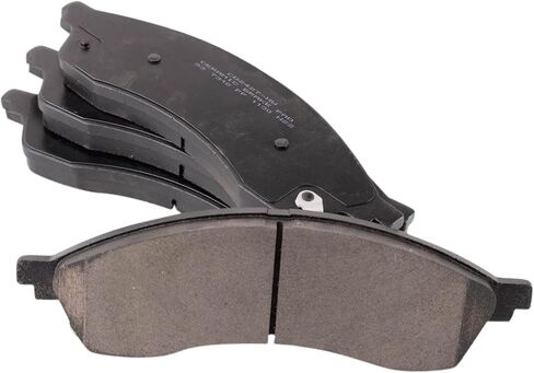 Front and Rear Brake Pad Set Ceramic Hardware Compatible with 2021 Ford Edge in Saudi Arabia