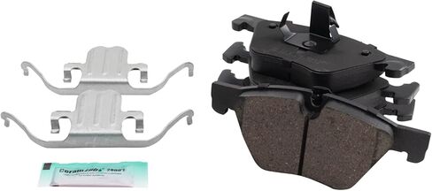 Front and Rear Brake Pad Set Ceramic Hardware Compatible with 2011-2016 BMW 528i in Saudi Arabia