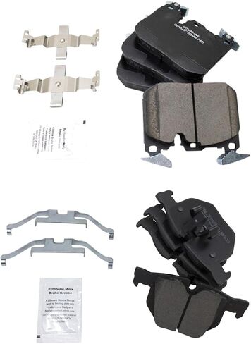 Front and Rear Brake Pad Set Ceramic Hardware Compatible with 2012-2013 BMW 335i in Saudi Arabia