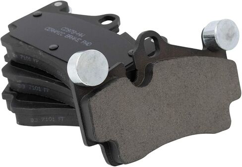 Front and Rear Brake Pad Set Ceramic Hardware Compatible with 2010 Volkswagen Touareg in Saudi Arabia