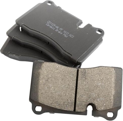Front and Rear Brake Pad Set Ceramic Hardware Compatible with 2010 Volkswagen Touareg in Saudi Arabia