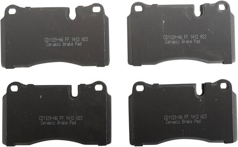Front and Rear Brake Pad Set Ceramic Hardware Compatible with 2010 Volkswagen Touareg in Saudi Arabia