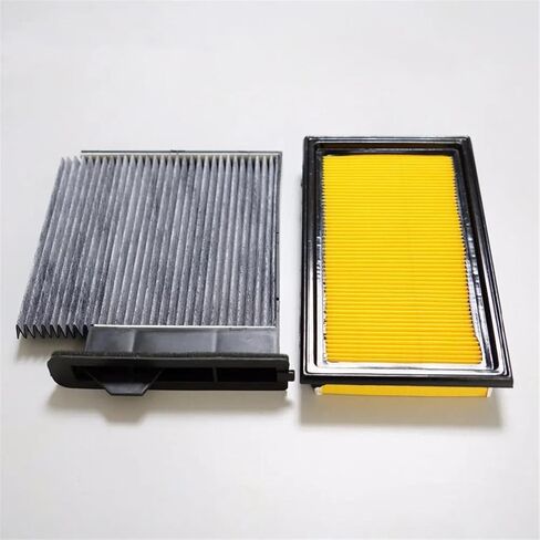 Car Air Conditioning for Nissan Tiida 2008- Air Filter + AC Cabin Filter 2Pcs Set Filters Replacement Accessories in Saudi Arabia