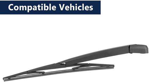 X AUTOHAUX 355mm 14" Car Rear Windshield Wiper Blade Arm Set for Hyundai Santa Fe 07-12 in Saudi Arabia