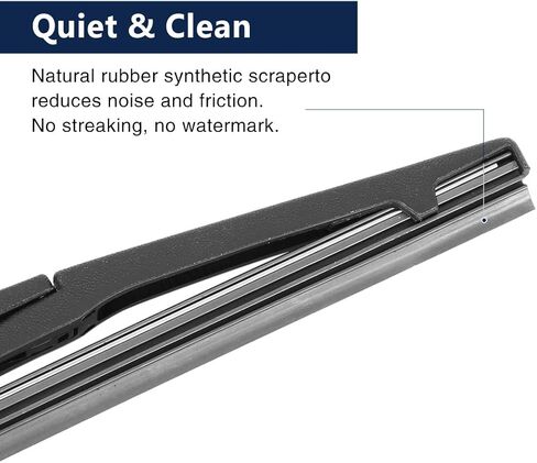 X AUTOHAUX 355mm 14" Car Rear Windshield Wiper Blade Arm Set for Hyundai Santa Fe 07-12 in Saudi Arabia