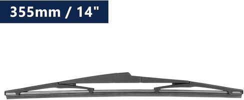 X AUTOHAUX 355mm 14" Car Rear Windshield Wiper Blade Arm Set for Hyundai Santa Fe 07-12 in Saudi Arabia