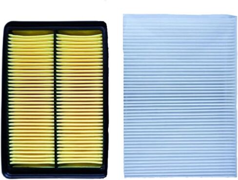 Car Air Conditioning Car Air Filter + Car Cabin Filter for Nissan for X-Trail for Qashqai 2014-2015 Filter Set Replacement Accessories in Saudi Arabia