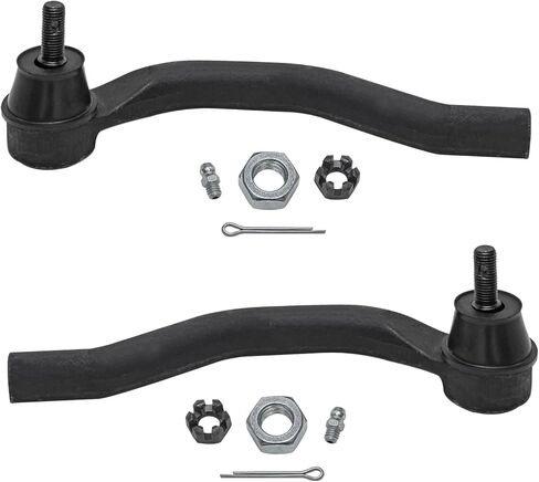 Detroit Axle - Power Steering Rack and Pinion Sway Bars Outer Tie Rods Ball Joints Replacement for 2004-2008 Acura TSX - 9pc Set in Saudi Arabia