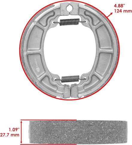 Caltric Rear Brake Shoes Compatible with Polaris Sportsman 90 2001-2016/0450434 0455314 0455441 in Saudi Arabia
