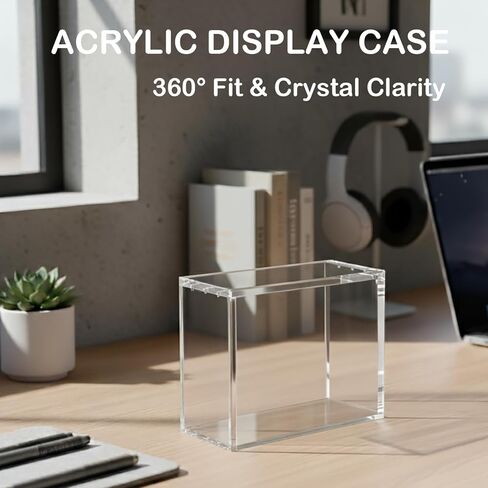 ETB Case, Clear Acrylic ETB Protector for TCG Elite Trainer Box | 5mm Thick with Magnetic Lid, UV Blocking & Dust Proof ETB Display Case | Stackable Storage Showcase for Collectors in Saudi Arabia