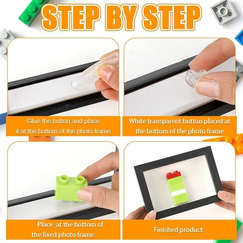 4 Pcs Shadow Box Frame Hollow Deep Box Frame with Clear Acrylic Front Wall-Mounted Wooden Display Case Dustproof for Figure Building Blocks Collectibles Toys DIY Craft Flower Home Decor Black in Saudi Arabia