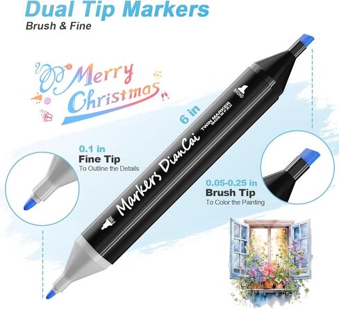 Alcohol Markers, 80 Colors Dual Tip Art Markers For Adults, Coloring Painting School Supplies Sketch Drawing Marker For Students Drawing and Coloring in Saudi Arabia