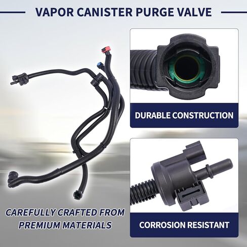 Vapor Canister Purge Valve K2GZ-9D289-A K2G3-9D289-AE Fit for Ford Edge 2015-2018 for Lincoln MKZ 2016-2018 for Lincoln Nautilus 2019-2022 Fuel Vapor Canister Vacuum Hose Pipe K2GZ9D289A in Saudi Arabia