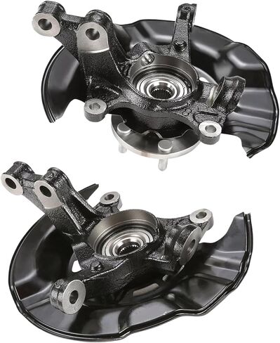 2 PCS Front Left and Right Steering Knuckles Wheel Bearing Hubs Assembly Replacement for 2009-2013 Toyota Corolla Matrix 698381, 698380 in Saudi Arabia