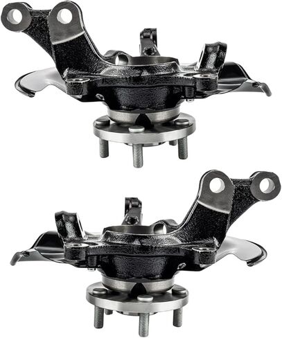 2 PCS Front Left and Right Steering Knuckles Wheel Bearing Hubs Assembly Replacement for 2009-2013 Toyota Corolla Matrix 698381, 698380 in Saudi Arabia