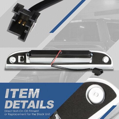 Auto Dynasty Tinted Housing LED 3rd Third Tail Brake Light Lamp+Sprayer Nozzle Compatible with Explorer 02-10 / Mountaineer 06-10 in Saudi Arabia