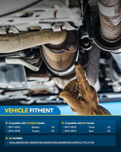 PHILTOP Catalytic Converter Compatible With TSX 2004 2005 2006 2007 2008, 16323 Catalyst in Kuwait