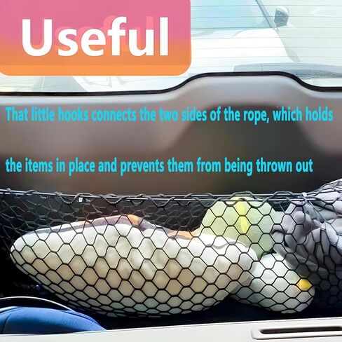 Rear Trunk Cargo Net for SUV Compatible with 2019 2020 2021 2022 2023 2024 2025 BMW x7 in Saudi Arabia