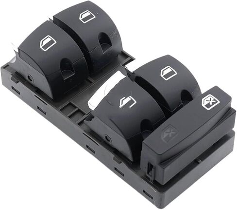 Window Control Switch For A3 8P For A6 For S6 RS6 For C6 For Q7 2004 2005 2006 2007 2008 2009 2010 2011 Chrome 4F0959851H Master Window Switch Control Button Car Push Button Switches(4F0959851 A F) in Saudi Arabia