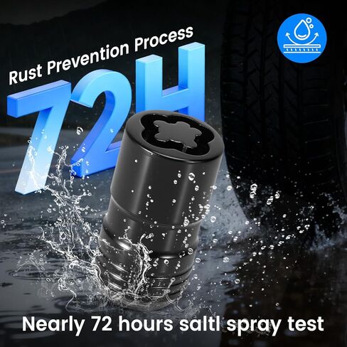 صواميل أقفال العجلات M14 x 1.50 متوافقة مع T-oyota T-undra، F-ord F-150، A-cura MDX، G-rand C-herokee، C-hevrolet S-ilverado، G-MC Y-ukon، C-adillac E-Scalade، D-odge R-AM وغيرها من المركبات in Saudi Arabia