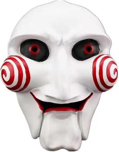Hannya Japanese Half-face Mask Costume Prop for Halloween Cosplay Party Mask Gift for Men (Red) in Saudi Arabia