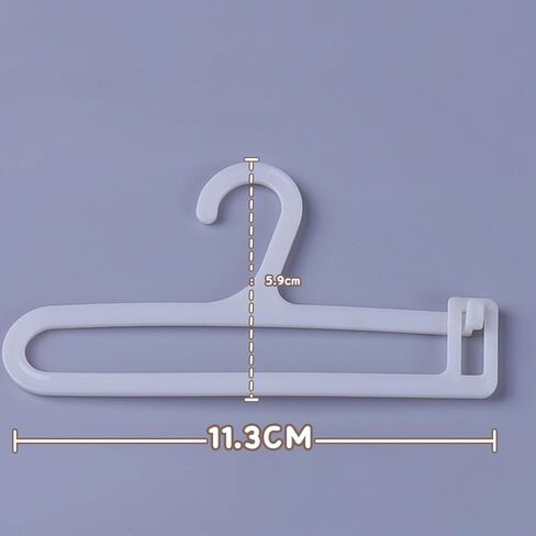 1 Set Mini Dolls Clothes Garment Rack with 6Pcs Doll Clothes Hangers, Closet Mini Doll Coat Skirt Clothes Hangers, Dress Up Outfit Wardrobe Clothing Storage Accessories for Dollhouse White in Saudi Arabia