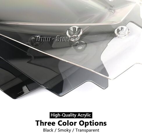 Motorcycle Windshield for BMW R1300GS GS1300 R1300 GS Adventure 2024 Sports Visor Windscreen Acrylic Front Wind Shield Guide Plate Screen (Transparent) in Saudi Arabia