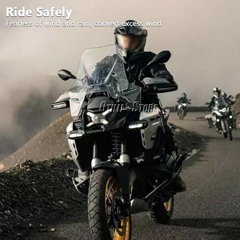 الزجاج الأمامي للدراجات النارية BMW R1300GS GS1300 R1300 GS Adventure 2024 واقي الرياح الأمامي من الأكريليك الأمامي لدرع الرياح (شفاف) in Kuwait