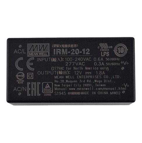IRM-20-12 21.6W AC-DC PCB-Mount Green Power Module IRM-20 12V 1.8A in Saudi Arabia