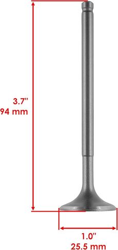 Caltric Intake Valve Compatible with Honda Trx300Ex Trx300X Sportrax 300 2X4 1993 1994 1995 1996-2009 in Saudi Arabia