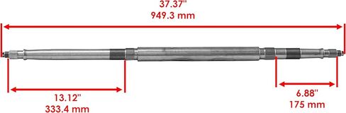 Caltric 0454660 Rear Axle Shaft Compatible with Polaris RZR 170 2010-2021 in Saudi Arabia