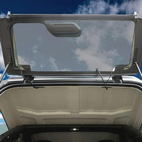 Rear Window Rain Gutter Drip Rail Deflector for Jeep for Wrangler 2007-2020 for Wrangler JK 2018 Black 1 Piece-Pakcage Roof Rainwater Shield Diversion Slot-Type 22031124 in Saudi Arabia