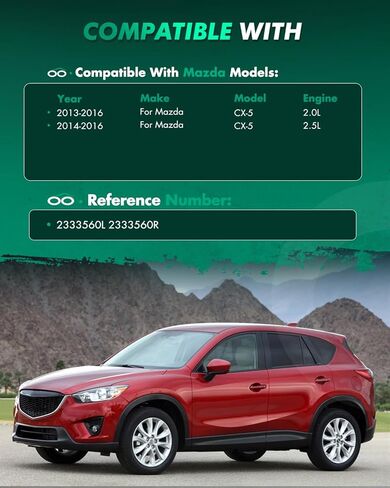 SCITOO Front Pair Strut & Spring Complete Assembly Compatible with 2013-2016 for Mazda CX-5 Complete Struts 2333560L 2333560R in Saudi Arabia